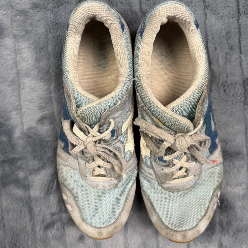 ASICS Gel-Lyte III Sneakers Mens 10 Grey Blue Gum Sole 1191A354 Retro Running